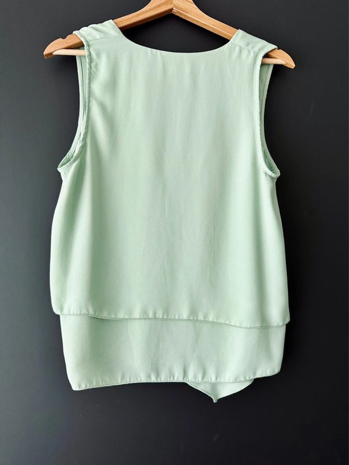 Débardeur vert menthe léger H&M Taille L - photo numéro 5
