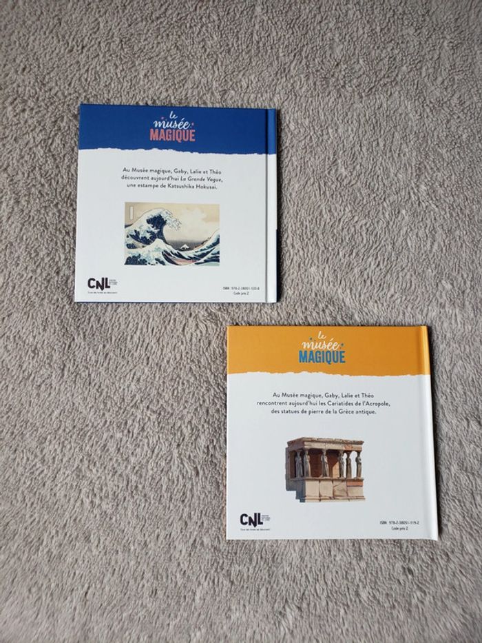 Lot de 2 livres McDo : La Grande Vague et Les Cariatides de l´Acropole - photo numéro 2