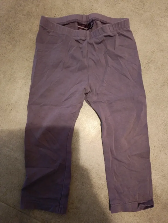 Legging sergent major violet 18 mois