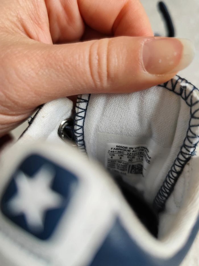 Converse basses cuir 19 - photo numéro 8