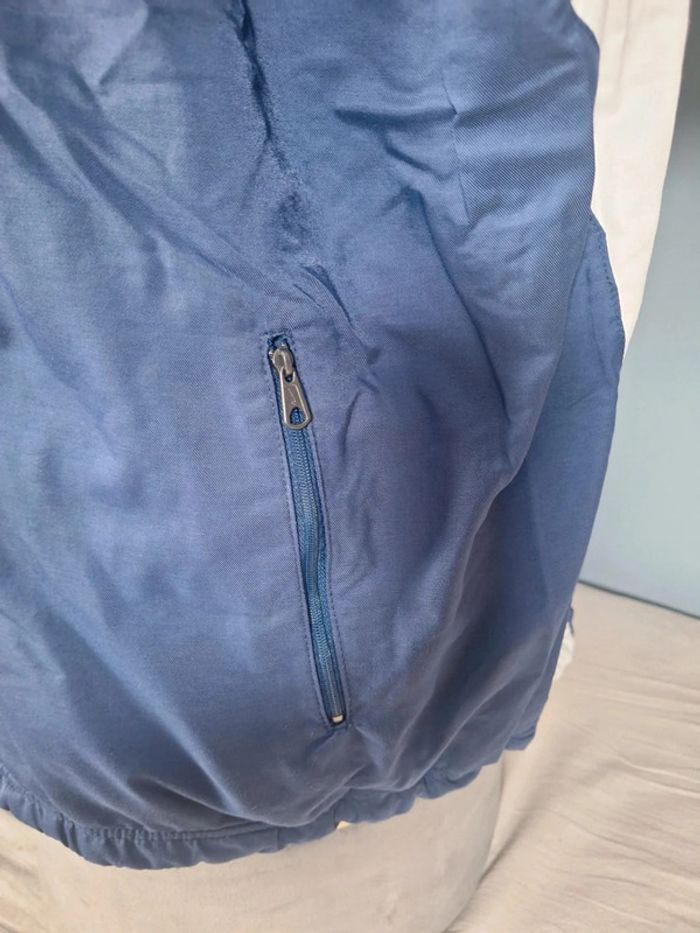 Veste Nike Team vintage XL bleu marine logo bouclier brodé zippée (546) - photo numéro 4