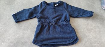 Robe bleue marine 3 mois - Tape à l'oeil