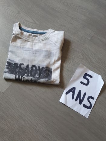 Maillot t-shirt 5ans garçon