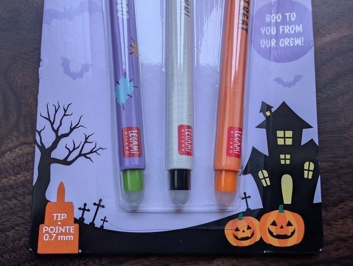 ⚰️🎃🧟 Stylos Effaçable Legami - Halloween 2023 🧟 🎃⚰️ *TRÈS RARE* - photo numéro 4