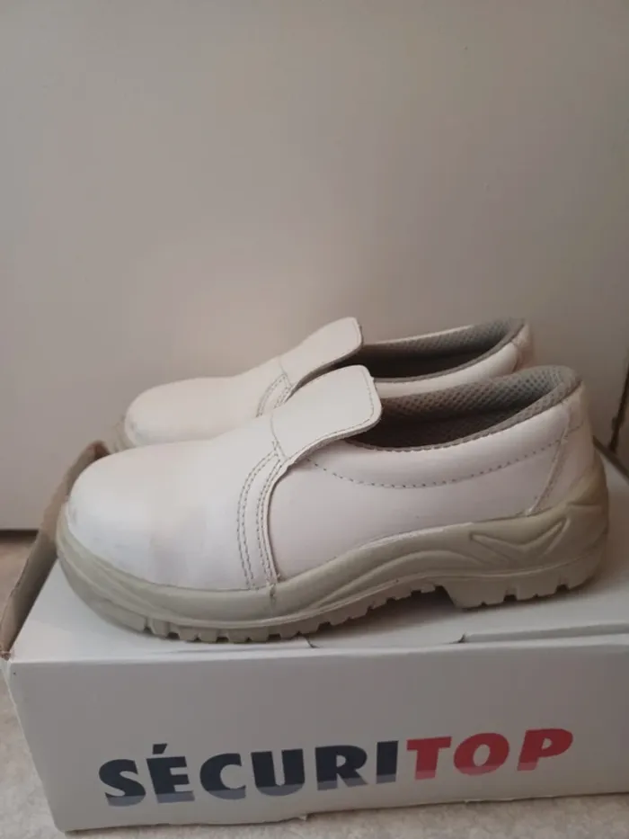 chaussures de sécurité blanche - photo numéro 2