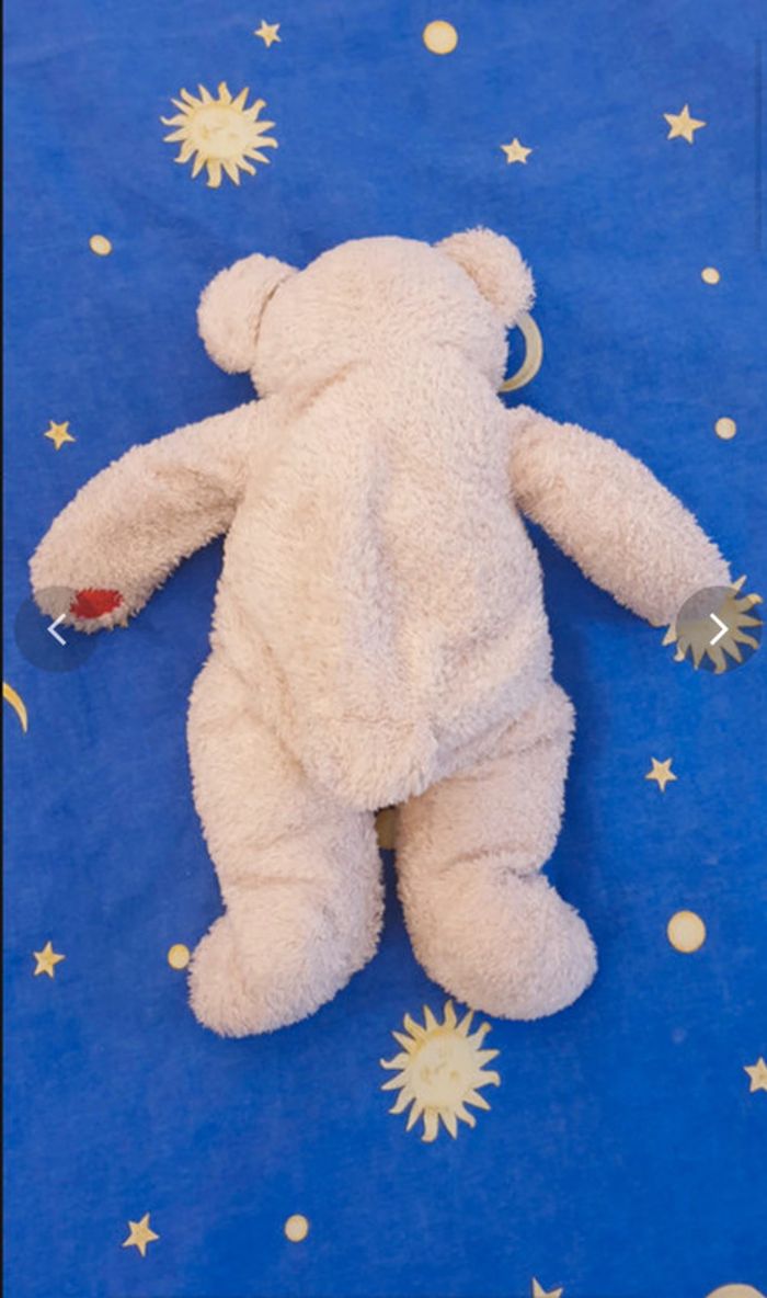 Superbe peluche ourson très agréable, doudou - photo numéro 3