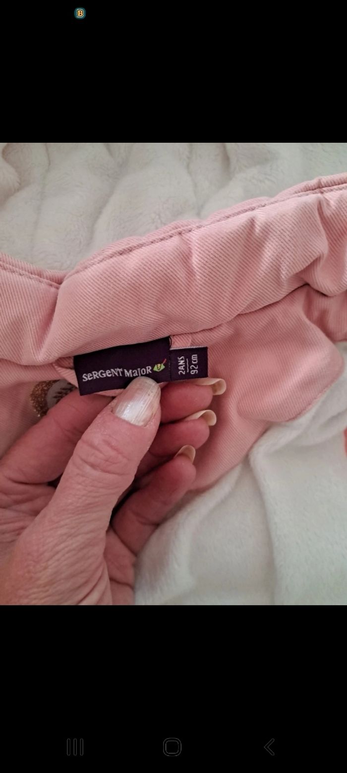 Doudoune manteau rose Sergent Major 2 ans - photo numéro 8