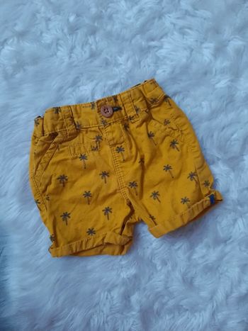 Short jaune 6 mois