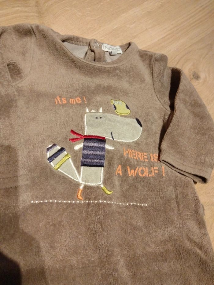 2 pyjamas 6 mois velours - photo numéro 3