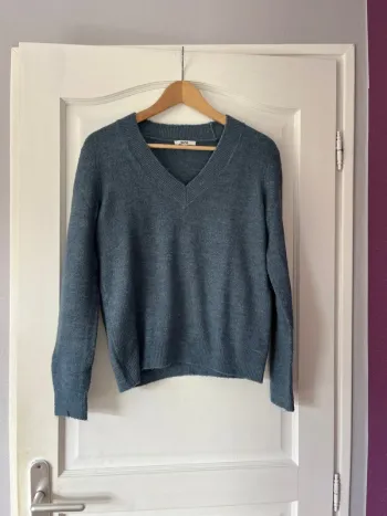 Pull col V – Bizzbee – Taille S – Bleu