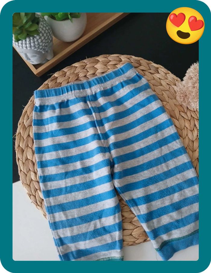 Legging à rayures garçon Taille 9 mois🌿🦊 - photo numéro 3