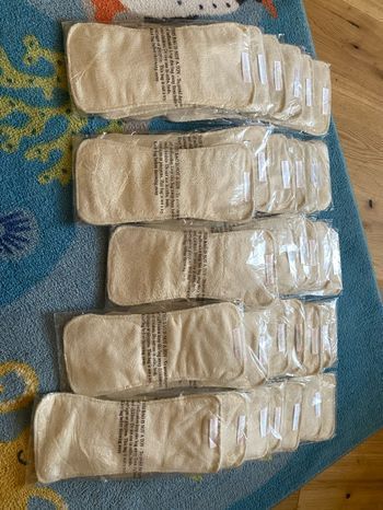 Lot de 22 inserts couches lavables neufs