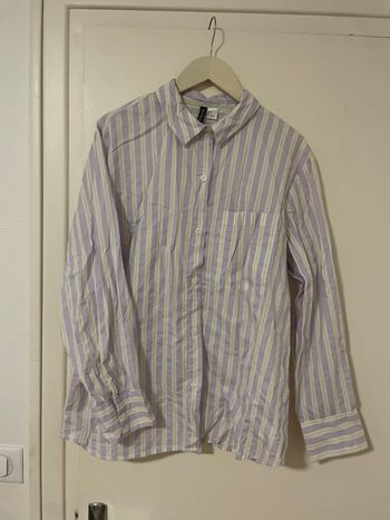 Chemise à rayures H&M taille S 