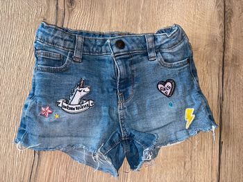 Short en jean licorne 6 ans