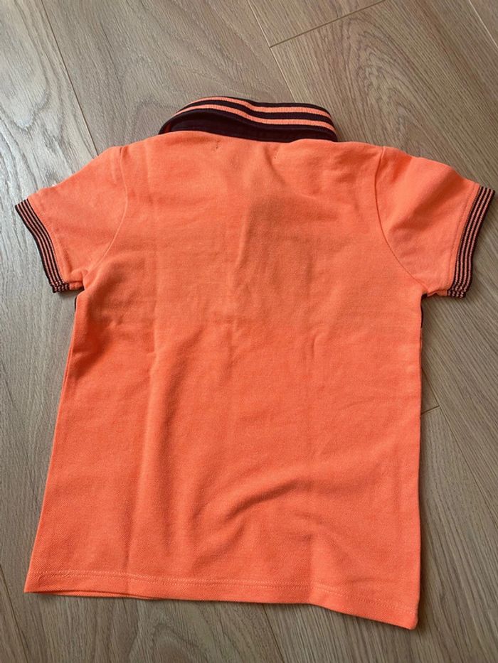 Polo t-shirt garçon orange Terre de Marins - photo numéro 5