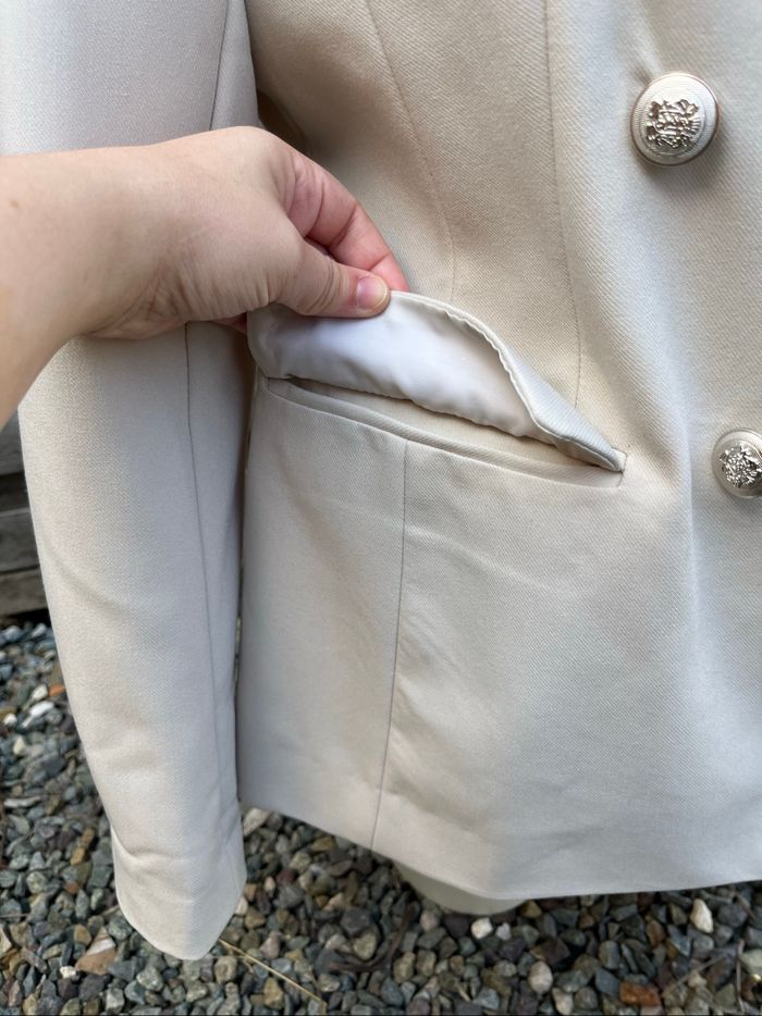Blazer crème Primark taille L - photo numéro 5