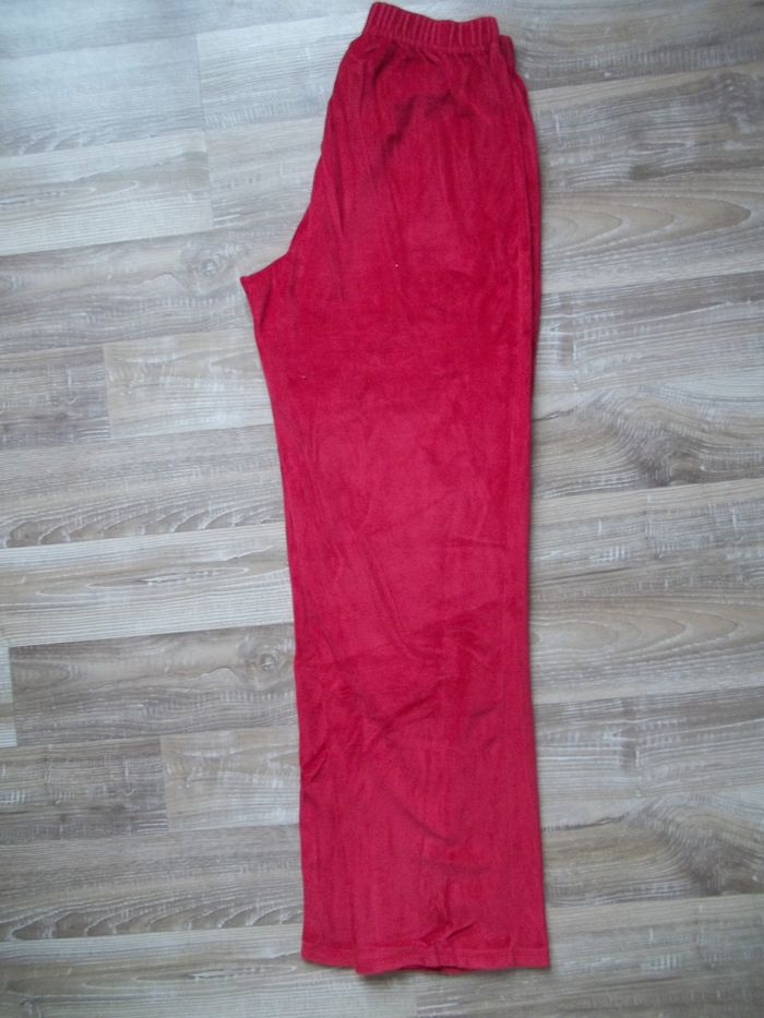 Pyjama de Noël velours rouge 12 ans - photo numéro 6