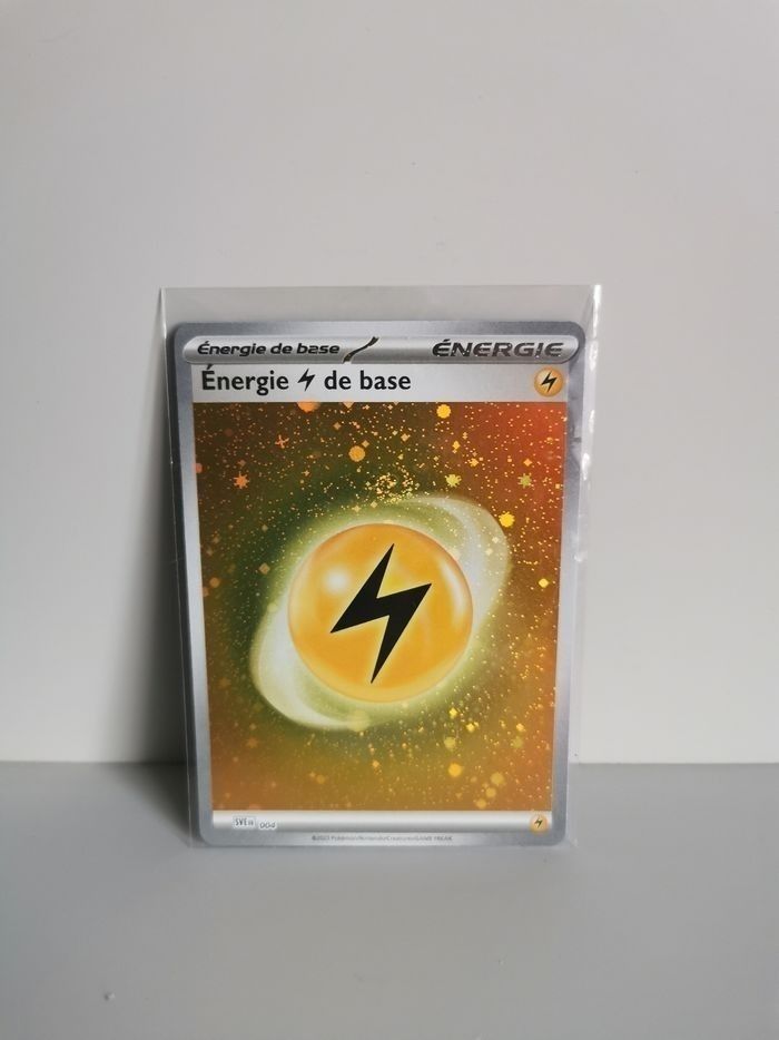 Carte Pokémon Énergie électrique SVE Fr 004 - photo numéro 3
