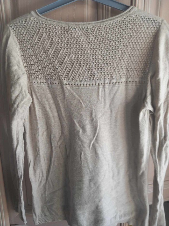 Pull fin beige taille M Bonobo - photo numéro 4