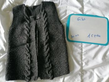 Gilet sans manche gris