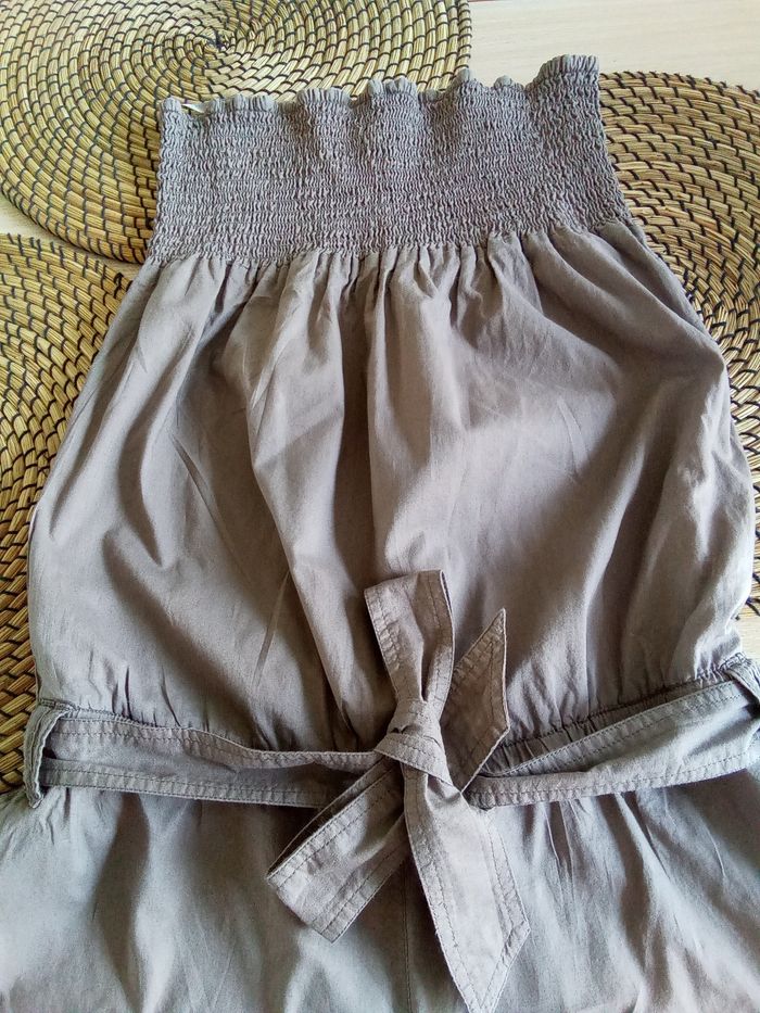 Combinaison gris clair légère sans bretelles Pimkie taille 38/40 - photo numéro 3