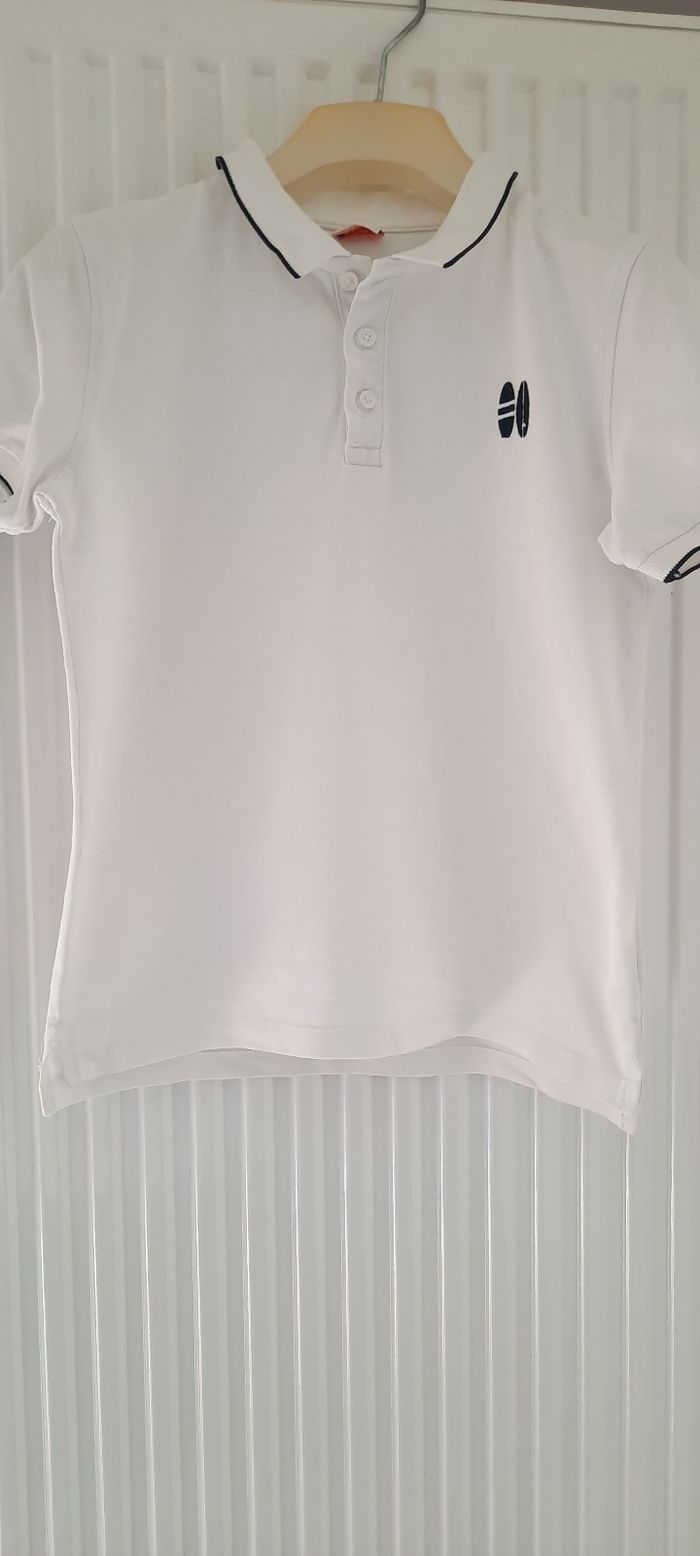 Polo blanc Tape à l'œil