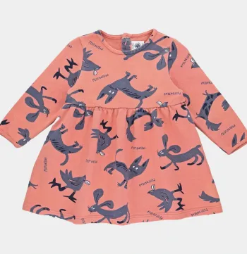 Robe à manches longues 18 mois en coton Petit Bateau