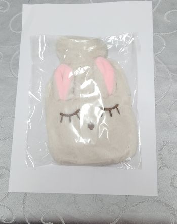 Bouillotte peluche lapin neuf