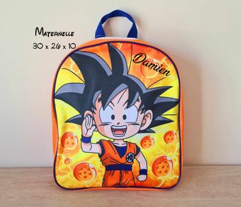 sac maternelle personnalisé dragon ball