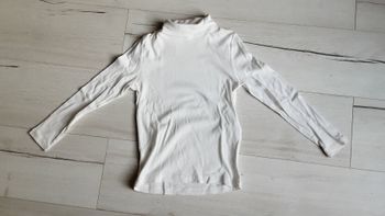 Vêtement mixte garçon fille tee-shirt manches longues sous-pull blanc Kiabi  6 ans Neuf