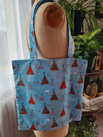 Sac bibliothèque tote bag enfant