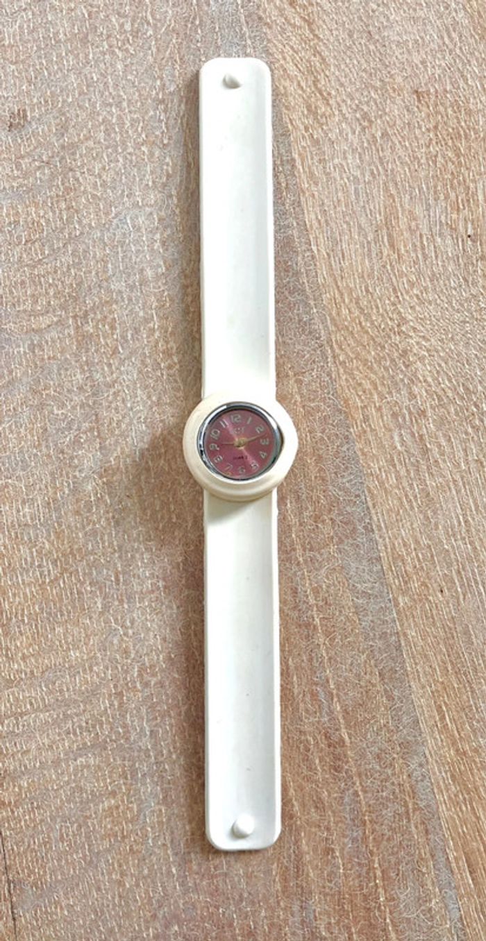 Montre LCT à quartz bracelet blanc aimanté - photo numéro 9
