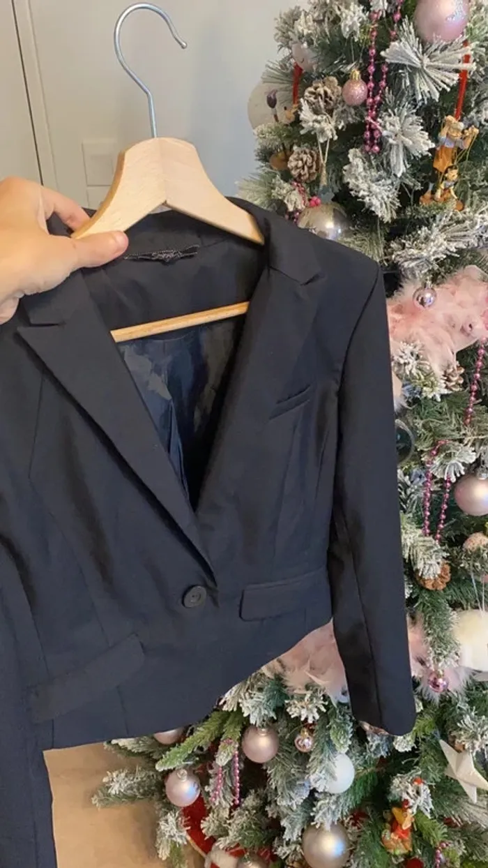 Veste blazer noir taille 38 la City by jcl ceremonie - photo numéro 3