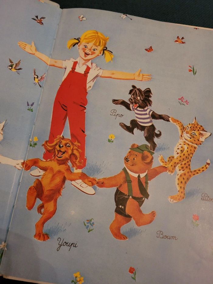 Caroline et les Vagabonds SDF lion crinière livre album collection années 90 Pierre Probst - photo numéro 3