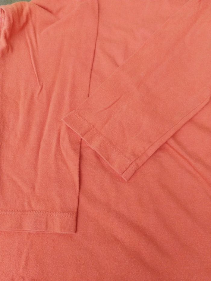 Chemise de nuit manches longues 6 ans fille Tissaia orange - photo numéro 6