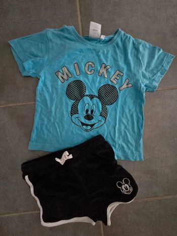 Ensemble short mickey