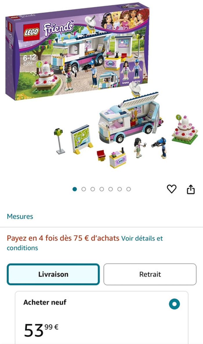 Lego friends camion tv - photo numéro 7