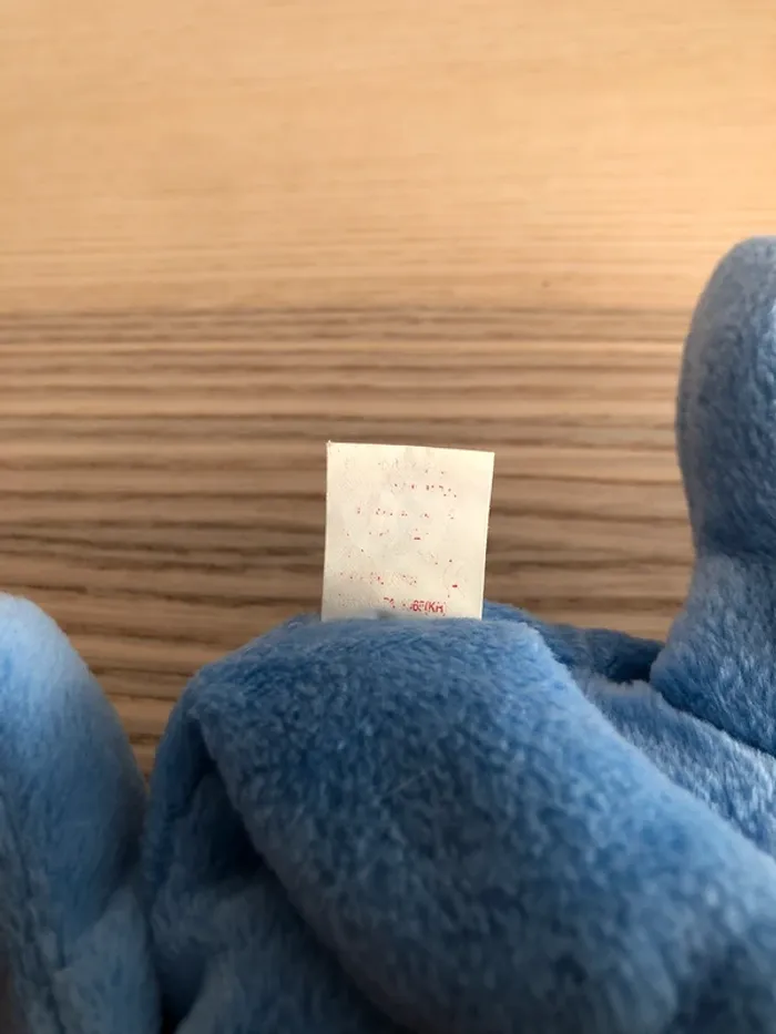 Peluche ours bleu - photo numéro 3