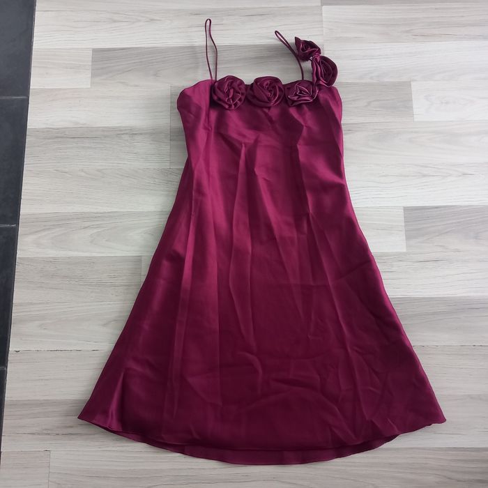 Robe cérémonie de mariage bordeaux taille M