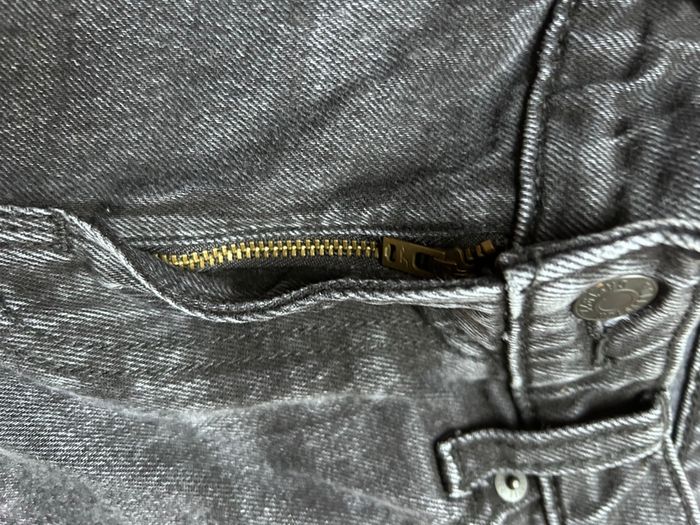 Jeans denim noir slim straight W28 L30 Hollister - photo numéro 4