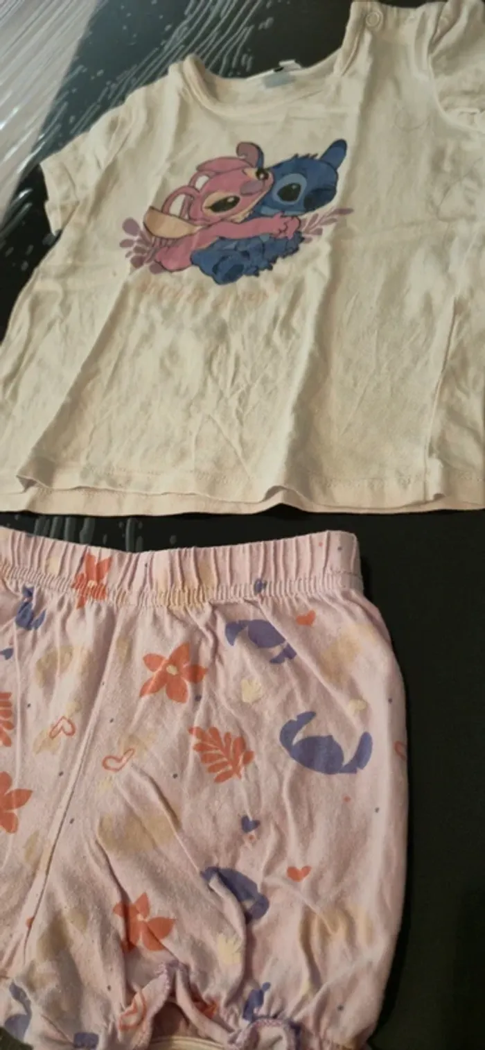 Pyjashort Stitch 24 mois - photo numéro 2