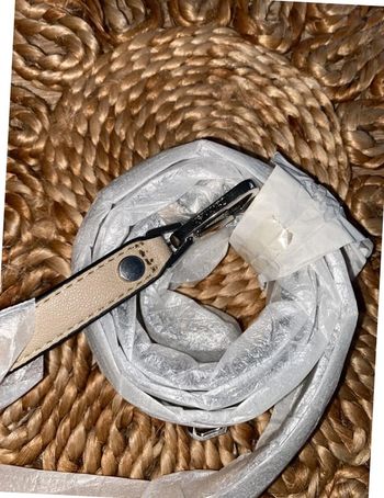 Bandoulière de sac beige calvin klein neuve