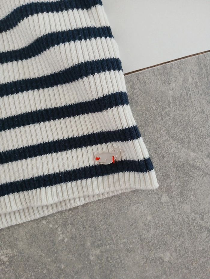 Pull marinière bébé fille - photo numéro 2