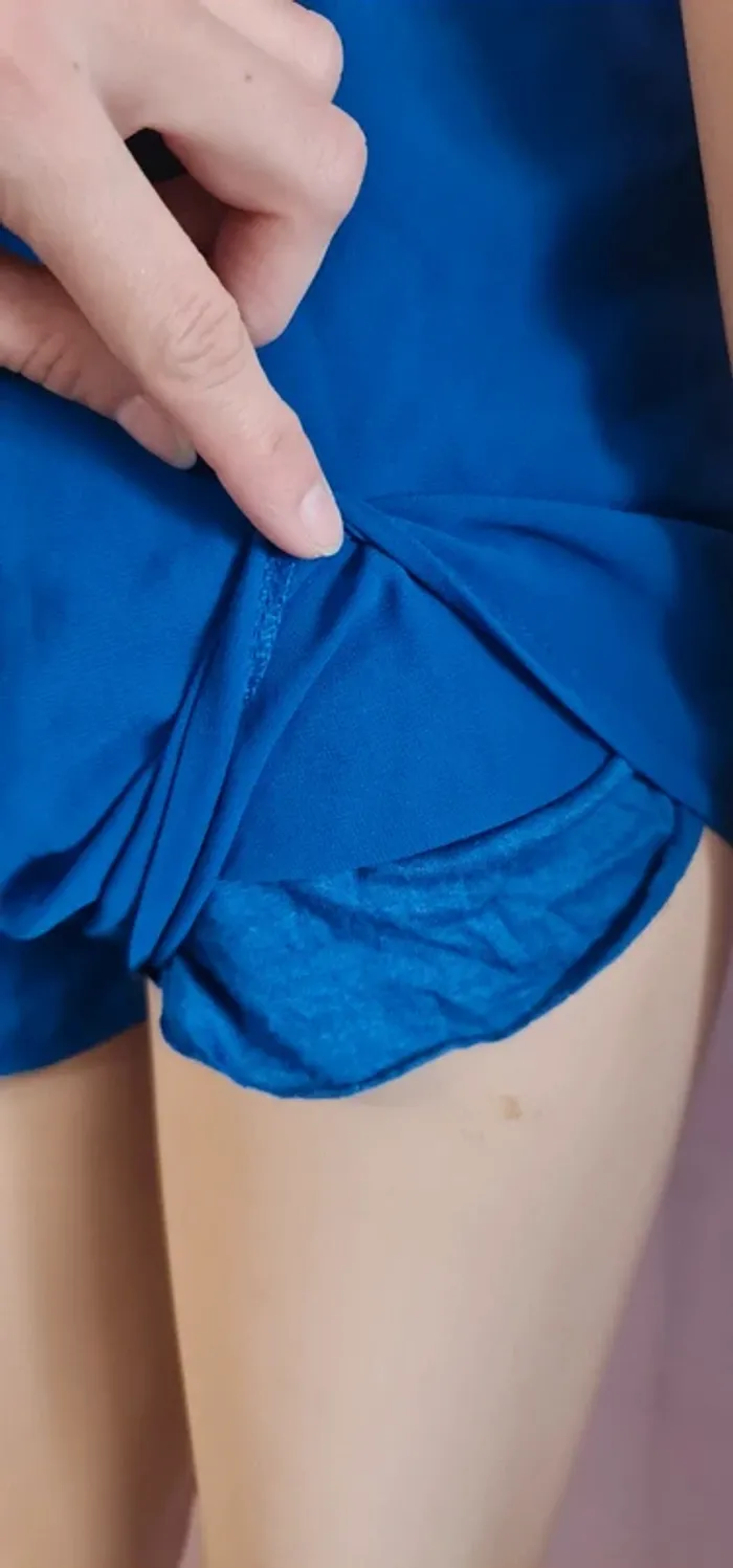Combishort femme bleu - photo numéro 4