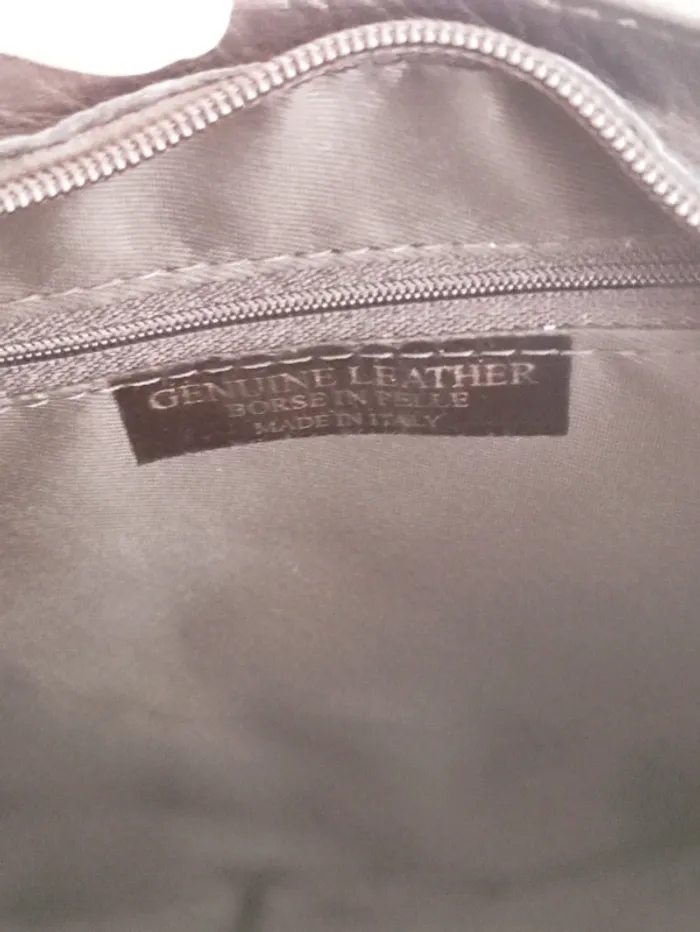 💋 magnifique sac tout cuir vintage 👜 - photo numéro 6