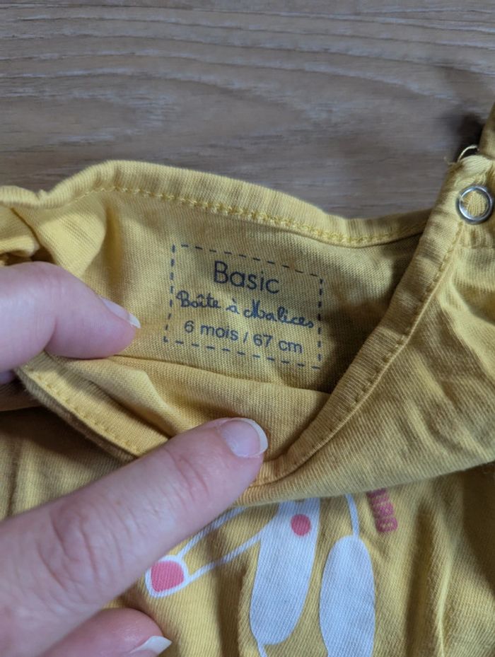 T-shirt manches longues 6 mois - photo numéro 3