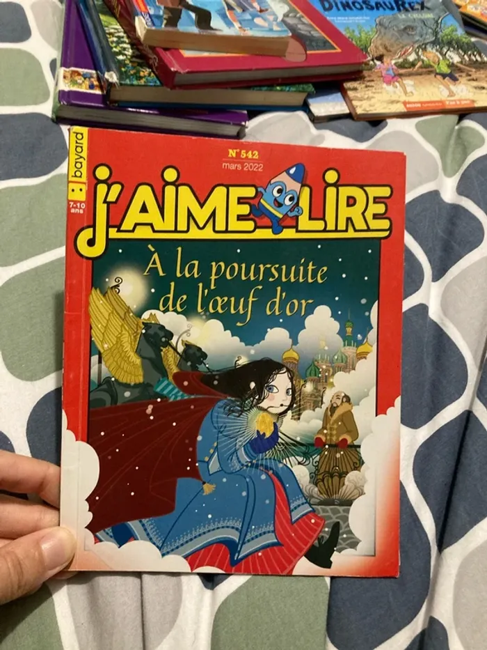 Livre j’aime lire à la poursuite de l’œuf d’or