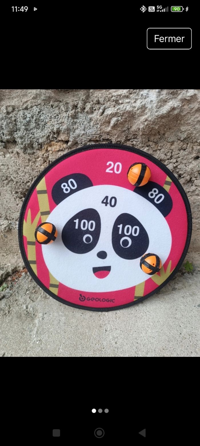 Cible avec balles à scratch Géologic - photo numéro 2