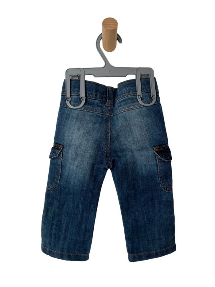 Pantalon / bermuda en jean bleu denim - Tape à l'oeil 6 mois (67cm) - photo numéro 5