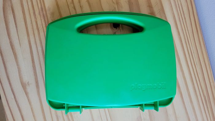 Boîte valisette de rangement Playmobil verte - photo numéro 5